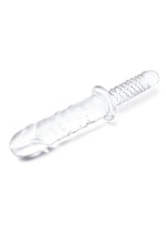 Load image into Gallery viewer, Glas Girthy Glass Cock Double Ended with Handle