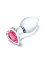 Load image into Gallery viewer, Glas Heart Jewel Glass Anal Training