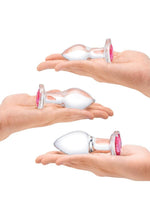 Load image into Gallery viewer, Glas Heart Jewel Glass Anal Training