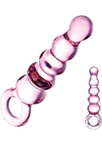Load image into Gallery viewer, Glas Quintessence Beaded Anal Slider - Pink/Purple