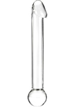 Load image into Gallery viewer, Glas Realistic Head Glass Dildo - Clear - 7in