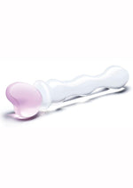 Load image into Gallery viewer, Glas Sweetheart Dildo - Clear/Pink