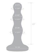 Load image into Gallery viewer, Glas Triple Play Beaded Butt Plug