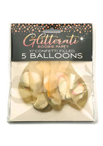 Load image into Gallery viewer, Glitterati Boobie Party Confetti Balloons - Assorted Colors - 5 Per Pack