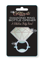 Load image into Gallery viewer, Glitterati Diamond Bottle Opener - Black/Silver