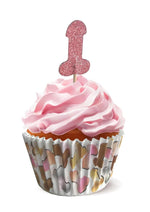 Load image into Gallery viewer, Glitterati Penis Party Cupcake - Multicolor - 48 Pieces/Set