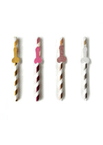 Load image into Gallery viewer, Glitterati Penis Party Straws - 8 Pack