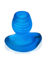 Load image into Gallery viewer, Glowhole 2 Hollow Buttplug with Led Insert - Large - Blue Morph - Blue - Large