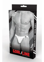 Load image into Gallery viewer, Goal Line Low Rise Jockstrap - White - Large/XLarge