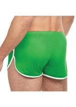 Load image into Gallery viewer, Goal Line Side Split Mesh Booty Shorts
