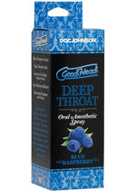 Load image into Gallery viewer, Goodhead Deep Throat Oral Anesthetic Spray Blue Raspberry - 2oz