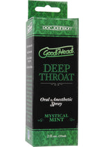 Load image into Gallery viewer, Goodhead Deep Throat Oral Anesthetic Spray Mystical Mint - 2oz