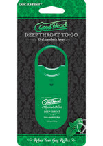 Load image into Gallery viewer, Goodhead Deep Throat To-Go Oral Anesthetic Spray Mint - .33oz