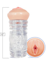 Load image into Gallery viewer, Hey 19!, Clearstroke Dual End Pussy Charlie Laine - Clear/Vanilla