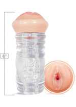 Load image into Gallery viewer, Hey 19!, Clearstroke Dual End Pussy Nadia Styles - Clear/Vanilla