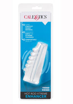Load image into Gallery viewer, Hot Rod Xtreme Enhancer Penis Sleeve with Tiered Ridges - Clear