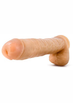 Load image into Gallery viewer, Hung Rider Bruno Dildo with Balls - Vanilla - 14in