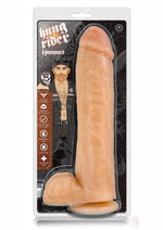 Load image into Gallery viewer, Hung Rider Hammer Dildo with Balls - Vanilla - 10in