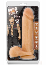 Load image into Gallery viewer, Hung Rider Mitch Dildo with Balls - Flesh/Vanilla - 8in