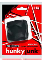 Load image into Gallery viewer, Hunkyjunk Fractal Tactile Ballstretcher - Black/Tar Ice Black