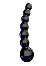 Load image into Gallery viewer, Icicles No 66 Beaded Anal Probe - Black - 4.75in