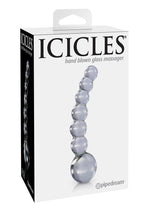 Load image into Gallery viewer, Icicles No 66 Beaded Anal Probe - Clear - 4.75in