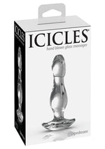 Load image into Gallery viewer, Icicles No 72 Glass Anal Plug - Clear