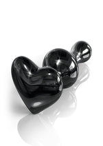 Load image into Gallery viewer, Icicles No 74 Beaded Heart Shaped Glass Anal Plug