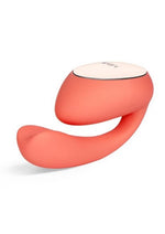 Load image into Gallery viewer, Ida Wave App Compatible Rechargeable Dual Stimulating Vibrator - Coral/Red