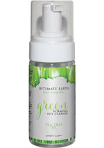 Load image into Gallery viewer, Intimate Earth Green Foaming Toy Cleaner Tea Tree Oil - 3.4oz