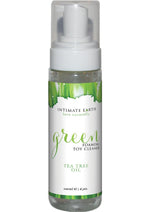 Load image into Gallery viewer, Intimate Earth Green Foaming Toy Cleaner Tea Tree Oil - 6.3oz