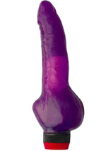 Load image into Gallery viewer, Jelly Caribbean Number 2 Jelly Vibrator - Purple - 8in