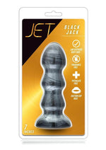Load image into Gallery viewer, Jet Black Jack Butt Plug - Carbon Metallic - Black