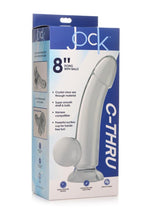 Load image into Gallery viewer, Jock C-Thru Dildo with Balls - Clear - 8in