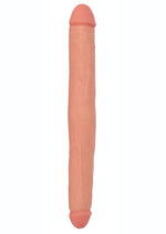 Load image into Gallery viewer, Jock Tapered Double Dildo - Vanilla - 18in