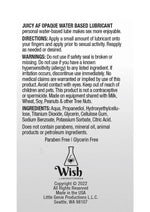 Load image into Gallery viewer, Juicy AF Water Based Opaque Lubricant - 2oz