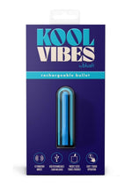 Load image into Gallery viewer, Kool Vibes Rechargeable Mini Bullet - Blue/Blueberry