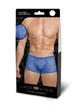 Load image into Gallery viewer, Lace King Lace Boxers - Blue - Large/Medium/Small/XLarge