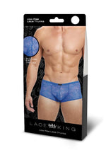 Load image into Gallery viewer, Lace King Lace Trunks - Blue - Medium/Small
