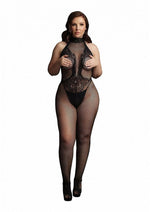 Load image into Gallery viewer, Le Desir Fishnet Lace Bodystocking - Black - Queen