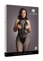 Load image into Gallery viewer, Le Desir Fishnet Lace Bodystocking - Black - Queen