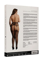 Load image into Gallery viewer, Le Desir Suspender Rhinestone Pantyhose