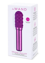 Load image into Gallery viewer, Le Wand Grand Bullet Rechargeable Silione Vibrator - Cherry/Purple