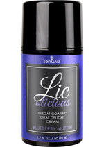 Load image into Gallery viewer, Licolicious Throat Coating Oral Delight Cream Blueberry Muffin - 1.7oz