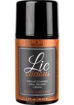 Load image into Gallery viewer, Licolicious Throat Coating Oral Delight Cream Salted Caramel - 1.7oz