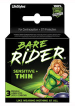 Load image into Gallery viewer, LifeStyles Bare Rider 3's Condoms