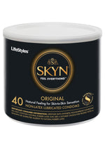 Load image into Gallery viewer, LifeStyles Skyn Original 40 Non-Latex Lubricated Condoms - Bowl