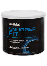 Load image into Gallery viewer, LifeStyles Snugger Fit 40 Premium Lubricated Latex Condoms - Bowl