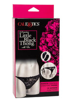 Load image into Gallery viewer, Little Black Thong Panty Vibe Massager with Remote Control - Black