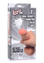 Load image into Gallery viewer, Loadz Dual Density Squirting Dildo - Vanilla - 7in